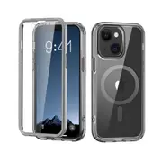 iPhone 13 Case,Shockproof Phone Case ,Scratch-Resistant Back Cover-Grey