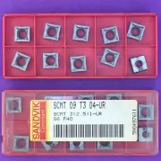10pc SANDVIK SCMT 09T304-UR SCMT3(2.5)1-UR Carbide Inserts S6Machinist