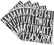 FIXOSHEE 5 Sheets Mailbox Stickers Self Adhesive Letters for Address Signs and Durable for Home Office Business and Outdoor Use
