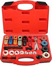 YAKEFLY 25pc Master Quick Disconnect Tool Kit,Fuel Line Disconnect Tools,Fuel Line Quick Disconnect Tool Master Set for Fuel Line Automotive Air Conditioner and Transmission Oil Cooler Line
