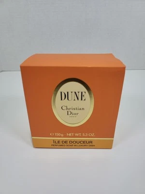 Dune Christian Dior Paris Perfumed Soap In Luxury Dish 5.3 Oz
