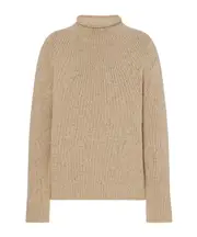 Long-sleeved sweater S,XS,M Light beige mixed color