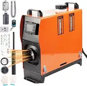 12V 8KW Portable Diesel Heater All-in-one Diesel Heater with Remote Control and LCD Display Low Fuel Consumption Silencer Thermostat Caravan Motorhome Trailer