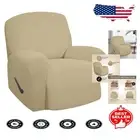Soft Stretch Sofa Slipcover for Oversized Recliners - Machine Washable Comfort
