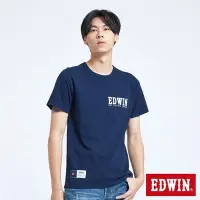 在飛比找Yahoo奇摩購物中心優惠-EDWIN 人氣復刻 EDWIN復古印花口袋短袖T恤-男-丈