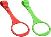 MOTHNUR 2pcs Pull Up Rings Ergonomic Handles for Safe Standing Assistance Indoor Playpen Accessories for Enhanced Cognitive Skills and Fall Prevention