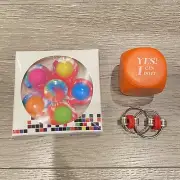 Figet Flower Spinner Pop Stress Anxiety Sensory Toy Set