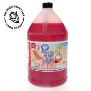 Hypothermias TIGER’S BLOOD Flavor Syrup Snow Cone machine Shaved Ice GALLON