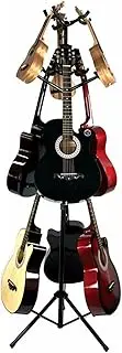Adjustable Guitars Display Stand, 3-Tier Multiple Guitars Stand Fit for Holding 9 Electric or Acoustic Guitars/Banjos/Bass/Ukuleles