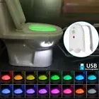 USB Rechargeable LED Toilet Night Light Motion Sensor Bathroom Seat Bowl Lamp AU