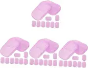 60 Boxes Portable Travel Soap Small Soap Slice Travel Supplies Soap Flakes Travel Soap Slices Hand Washing Soap Slices Portable Soap Slices Paper Soap Bulk Child
