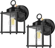 Dusk to Dawn Sensor Outdoor Wall Sconce, Exterior Waterproof Wall Mount Lanterns