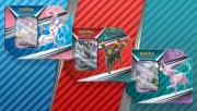 Pokemon Tin Spring 2022 V Heroes Case 6 Tins Umbreon Sylveon 5 Booster Packs