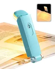 USB Rechargeable Book Reading Light, Amber Glow, Blue Light Blocking,