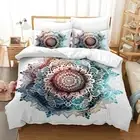 Bohemian Style Bedspreads Mandala Pattern Quilt Cover Home Bedding Cover Set 08