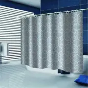 Interconnecting Chains 3D Shower Curtain Waterproof Fabric Bathroom Decoration