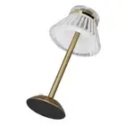 AU Table Lamp Cordless 3 Colors Touch Control Stepless Dimmable Rechargeable LED