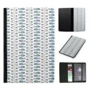 PASSPORT ITINERARY ORGANIZER|FISH PATTERN 2