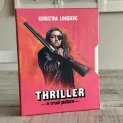 Thriller A Cruel Picture 4k Blu-Ray RARE OOP Vinegar Syndrome Slipbox/Slipcover