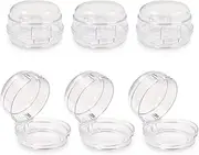 6 Pack Gas Stove Switch Protection Cover Clear Universal Gas Oven Knob Safety Covers with Matching Double-Sided Tape Stove Knob Locks for Gas Burners (Transparent)