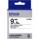 LK-3WBN EPSON 標籤帶 (白底黑字/9mm) C53S653401 適用 LW-200KT/LW-400/LW-500/LW-600P/LW-700/LW-900/LW-1000P