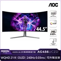 在飛比找momo購物網優惠-【AOC】AG456UCZD 45型 21:9 OLED 2