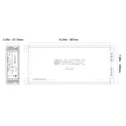 DB Drive WDX3K 3000 Watts Class D Monoblock Amplifier
