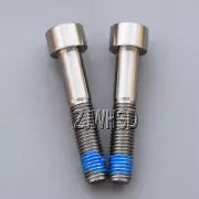 2pcs M9 x 1.25 x 50 Titanium Ti Screw Bolt Allen Hex Socket Cap Head +ThreadLock