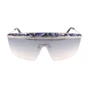 Emilio Pucci EP7 05B Silver/Black Shield Gray Gradient 130-130mm Sunglasses