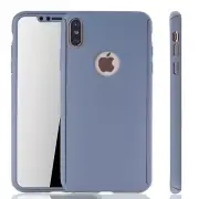 Protection Case for Apple IPHONE XS Max Full Case Cover Screen Protector Grey