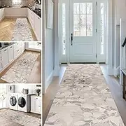 Runners Rug with Rubber Backing, Washable Carpets Floor Mats for Living Room Kitchen Hallway Bedroom 1m 1.5m 2m 2.5m 3m 3.5m 4m 4.5m 5m 6m Home Decor Area Rug(2.3ft×14.8ft/70×450cm)