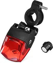 Abaodam Bike Tail Light High Brightness Magnetic Power Safety Rear Light with Adjustable Angle for Enhanced Visibility No Battery Required for Cycling and Night Rides
