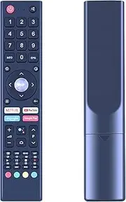 [PZL] GCBLTV02ADBBT Infrared New Remote Replacement for CHIQ TV Signature Series Kogan Smart HD LED Android TV Series 9 RH9210 RF9210 RH9220 with Shortcut Keys Netflix YouTube PromeVideo GooglePlay