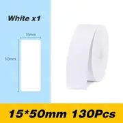 [Namly Design] Niimbot Label for D101/110 / 15 x 50 mm, 130 pcs / White