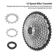 GUB 12 Speed Bike Cassette 11‑46T Mountain Bike Freewheel Cassette Sprocket