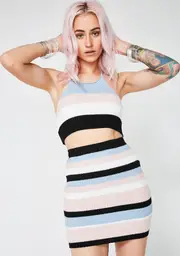 Funny Feeling Striped Set