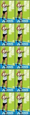 TOMAS MACHAC AUSTRALIAN OPEN 2025 TENNIS MINT VIGNETTE STAMP STRIP OF 10