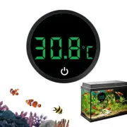 Aquarium Thermometer Rechargeable Digital LED Display Fish Tank Thermometer