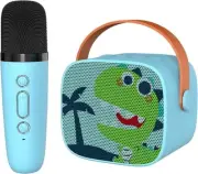 Mini Karaoke Machine for Kids, Portable Bluetooth Speaker with Wireless Micro...