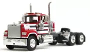 DCP red w/stripes Mack Superliner Magnum daycab tractor new no box 1/64
