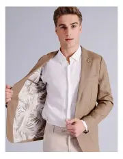 [Blaq] Carlos Linen Blazer in Brown