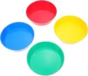 CIMAXIC 8pcs Watercolor Mixing Bowls for Painting Tools Durable Plastic Art Drawing Bowls for Oil Tempera for School Projects Crafts Makeup Parties