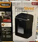 2023 Fellowes Powershred 12C 12-Sheet Cross-Cut Professional Paper Shredder New
