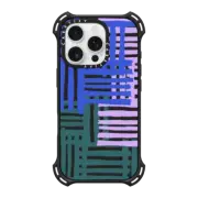 iPhone 16 Pro Bounce Case MagSafe Compatible Woven Lines Party