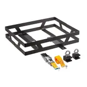 ARB Powder Coated Steel Base Rack Double Horizontal Jerry Can Holder 1780350