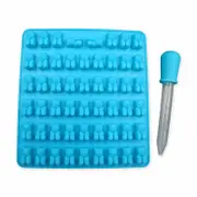 53 Cavity Silicone Gummy Bear Mold Candy Chocolate Jelly Ice Moulds Bakeware
