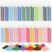 BBTO 48 Pcs Colored Sand Kit Assorted Crafts Sand Art Bottles for Kids Painting Birthday Party Favor Drawing Gift DIY Class Crafty Collection