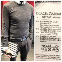 在飛比找Yahoo!奇摩拍賣優惠-已售出 Dolce & Gabbana 男 針織毛衣