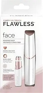 Finishing Touch Flawless Face Gen 3 | Facial Hair Remover, Instant, Painless Hair Removal, Self-Sharpening Head, Ideal for At-Home Salon Quality Results