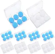24 Pairs Soft Silicone Ear Plugs Putty Ear Plugs for Sleeping Swimming Earplugs